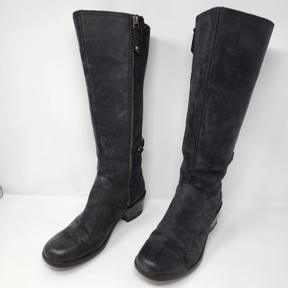 Teva | Tall Foxy Waterproof Leather Heeled Boots Size 9